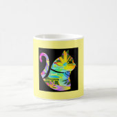 Mellow Yellow Cat Coffee Tasse (Mittel)
