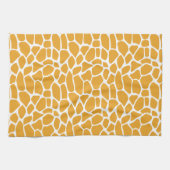 Mellow Yellow Giraffe Muster Geschirrtuch (Horizontal)