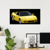 MELLOW YELLOW NSX POSTER (Heimbüro)