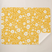Mellow Yellow Sherpa Blanket Sherpadecke (Vorderseite (Horizontal))