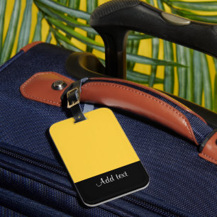 Mellow Yellow Template Gepäckanhänger