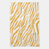 Mellow Yellow Zebra Muster Geschirrtuch (Vertikal)