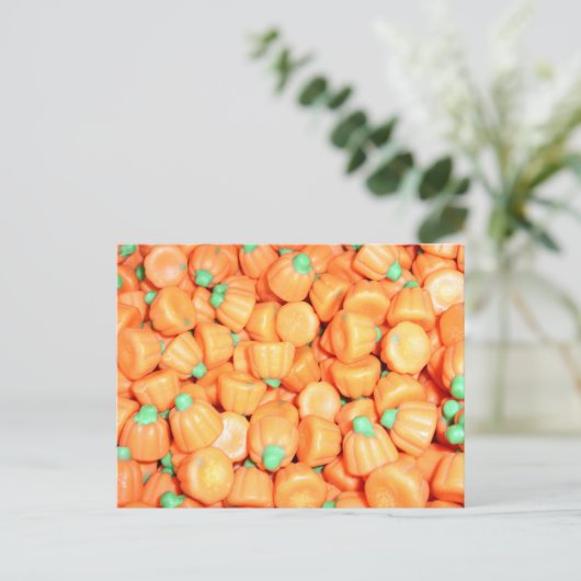 Mellowcreme Pumpkins Candy Postkarte (Stehend Vorderseite)