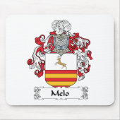 Melo Familienwappen Mousepad (Vorne)