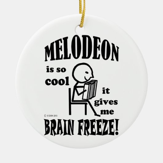 Melodeon, Brain Freeze Keramikornament (Vorne)