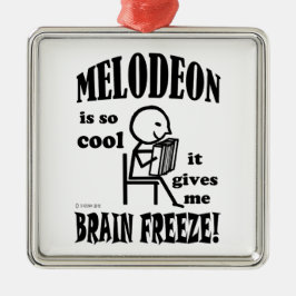 Melodeon, Brain Freeze Silbernes Ornament