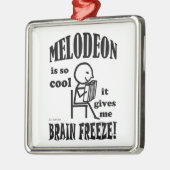 Melodeon, Brain Freeze Silbernes Ornament (Links)