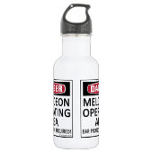 Melodeon-Einsatzgebiet Edelstahlflasche (Vorderseite)