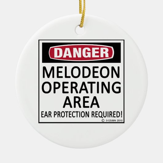Melodeon-Einsatzgebiet Keramik Ornament (Vorne)