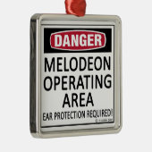 Melodeon-Einsatzgebiet Silbernes Ornament (Rechts)