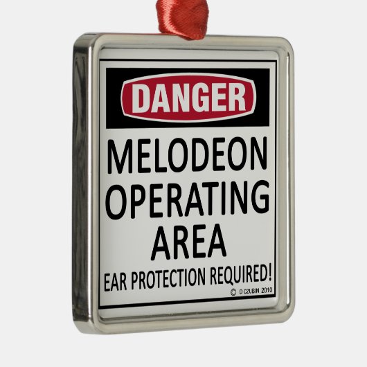 Melodeon-Einsatzgebiet Silbernes Ornament (Rechts)