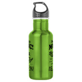 Melodeon fühlt sich wie Musik Edelstahlflasche (Rückseite)