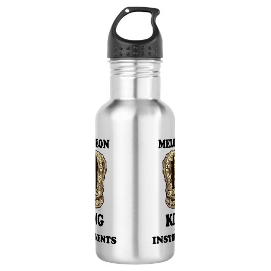 Melodeon King of Instruments Edelstahlflasche (Vorderseite)