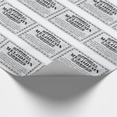 Melodeon-Lizenz Geschenkpapier (Ecke)