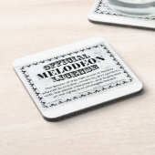 Melodeon-Lizenz Getränkeuntersetzer (Linke Seite)