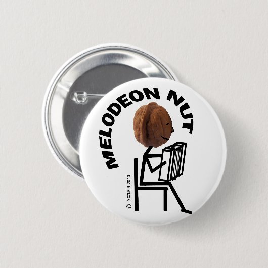 Melodeon Nut Button (Vorne & Hinten)
