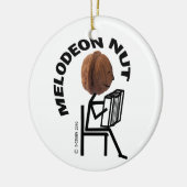 Melodeon Nut Keramik Ornament (Links)