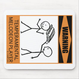 Melodeon-Spieler warnen Mousepad