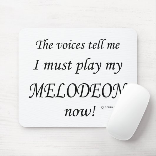 Melodeon Voices sagen, müssen spielen Mousepad (Mit Mouse)
