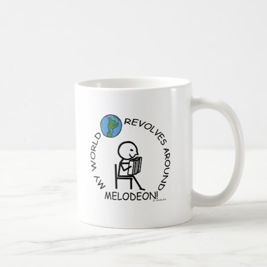 Melodeon - Weltumdrehungen Kaffeetasse (Rechts)