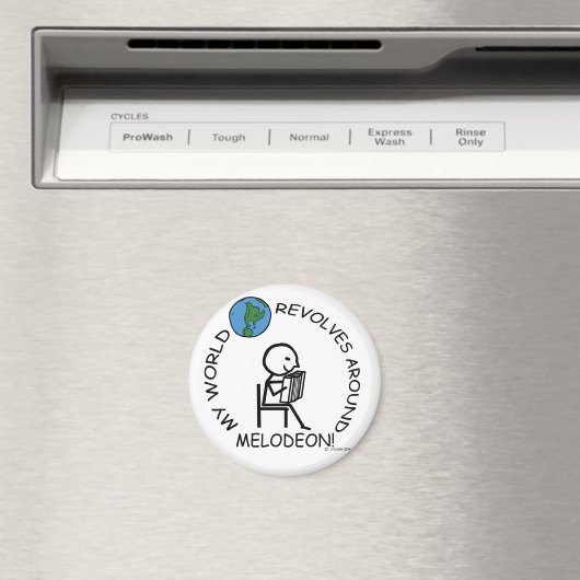 Melodeon - Weltumdrehungen Magnet (In Situ (Geschirrspüler))