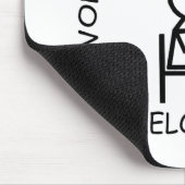 Melodeon - Weltumdrehungen Mousepad (Ecke)