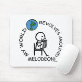 Melodeon - Weltumdrehungen Mousepad (Mit Mouse)
