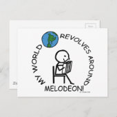 Melodeon - Weltumdrehungen Postkarte (Vorne/Hinten)