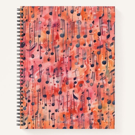 Melodía Cálida Notizblock (Vorderseite)