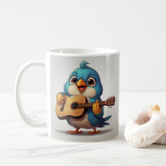Melodic Bird Gitarrist Tasse - Sip in Harmonie