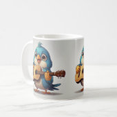 Melodic Bird Gitarrist Tasse - Sip in Harmonie (Vorderseite Links)