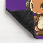 Melodic Bunny: Eine musikalische Reise Mousepad (Ecke)