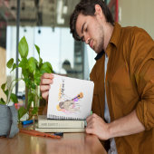 Melodic Daydream" Aesthetic Notebook: Anime Girl w Notizblock