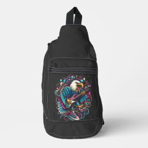 Melodic Eagle Serenade Crossbody Bag