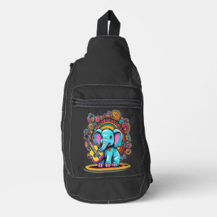Melodic Elephant Crossbody Bag