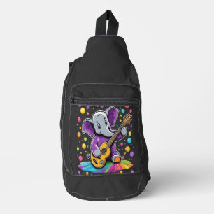 Melodic Elephant: Eine musikalische Birthda Crossbody Bag