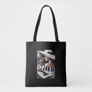 "Melodic Embrace: Music & Liebe Tote Bag" Tasche