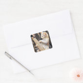 Melodic Feline – Surreal Cat Sticker (Umschlag)