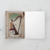 Melodic Hamster Greetings – Whimsical Victorian Karte (Innenseite)