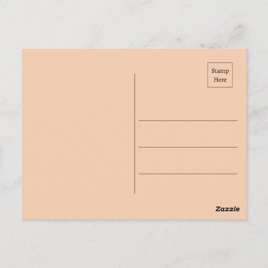 Melodic Harmony, Abstrakter Songbird am Baumzweig Postkarte (Rückseite)