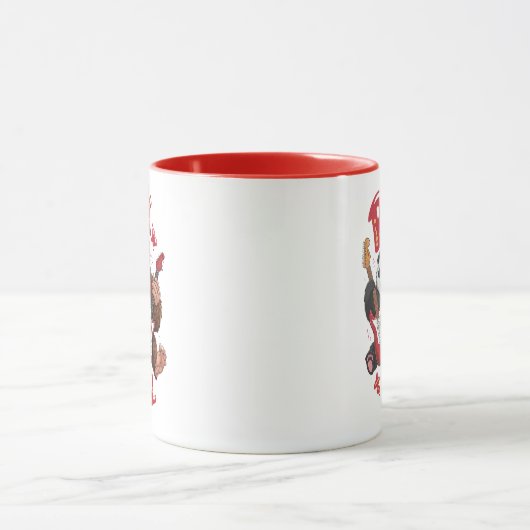 Melodic Harmony: Bigfoot und Panda Bären Tasse (Zentrum)