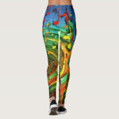 Melodic Harmony: Mein Lieblingsmusiklied Leggings (Rückseite)
