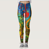 Melodic Harmony: Mein Lieblingsmusiklied Leggings (Vorderseite)
