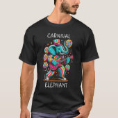 Melodic Jumbo: Elefant Jamming auf Gitarre T-Shirt (Vorderseite)
