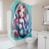 "Melodic Mermaid Serenade" Duschvorhang (Beispiel)