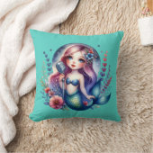 "Melodic Mermaid Serenade" Kissen (Decke)