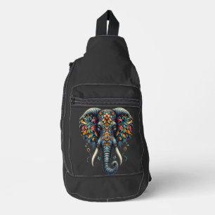 Melodic Pachyderm Crossbody Bag
