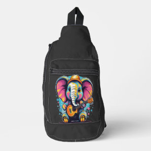 Melodic Pachyderm Serenade Crossbody Bag