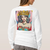 Melodic Threads: Entwürfe für ausdrucksstarke T -  T-Shirt (Rückseite)