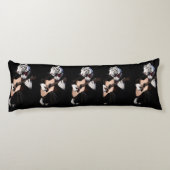Melodic Tiger – Cozy Body Pillow Design Seitenschläferkissen (Rückseite)